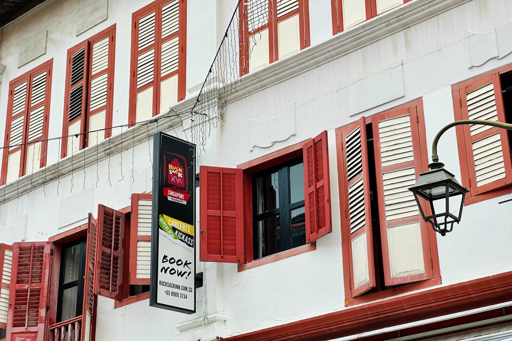 Rucksack Inn Temple Street Singapore Exterior photo